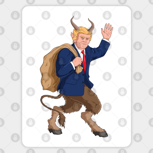 Anti Trump Devil Halloween Christmas 2020 Sticker by wingsofrage